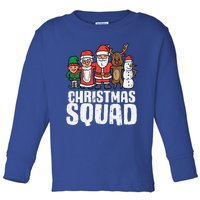 Christmas Squad Santa Xmas Family Boys Girls Cute Gift Toddler Long Sleeve Shirt