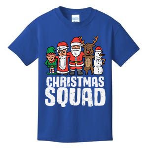 Christmas Squad Santa Xmas Family Boys Girls Cute Gift Kids T-Shirt