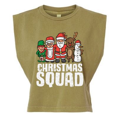 Christmas Squad Santa Xmas Family Boys Girls Cute Gift Garment-Dyed Women's Muscle Tee