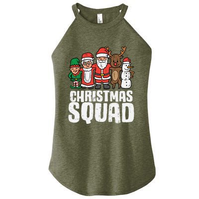 Christmas Squad Santa Xmas Family Boys Girls Cute Gift Women's Perfect Tri Rocker Tank