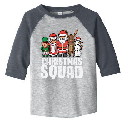 Christmas Squad Santa Xmas Family Boys Girls Cute Gift Toddler Fine Jersey T-Shirt