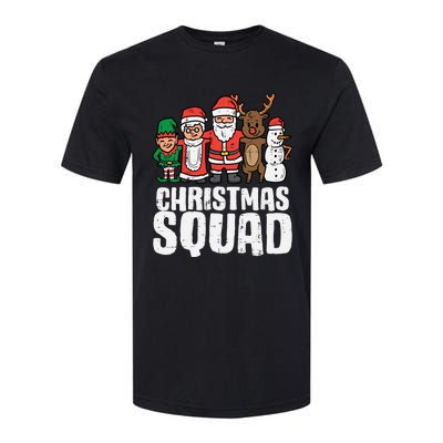 Christmas Squad Santa Xmas Family Boys Girls Cute Gift Softstyle CVC T-Shirt