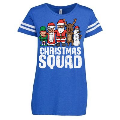 Christmas Squad Santa Xmas Family Boys Girls Cute Gift Enza Ladies Jersey Football T-Shirt