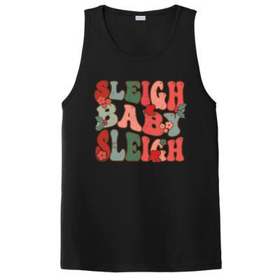 Christmas Sleigh Sleigh Groovy Xmas Funny Gift PosiCharge Competitor Tank