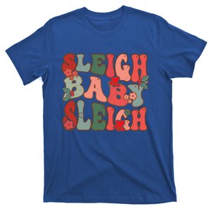 Christmas Sleigh Sleigh Groovy Xmas Funny Gift T-Shirt