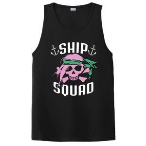 Cruise Ship Squad Pirate Vacation Trip Friends Group Funny Gift PosiCharge Competitor Tank