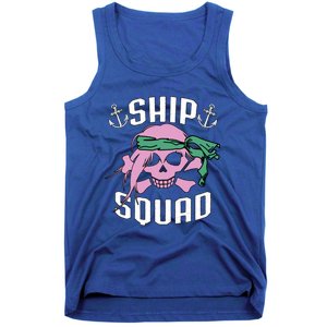 Cruise Ship Squad Pirate Vacation Trip Friends Group Funny Gift Tank Top