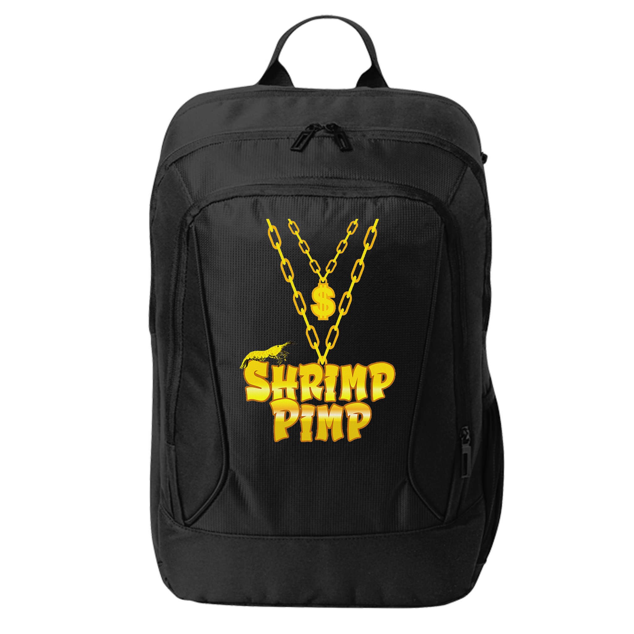 Cherry Shrimp Shrimp Pimp Necklace Funny Aquarium Jewelry City Backpack