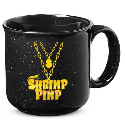 Cherry Shrimp Shrimp Pimp Necklace Funny Aquarium Jewelry 15oz Campfire Ceramic Mug