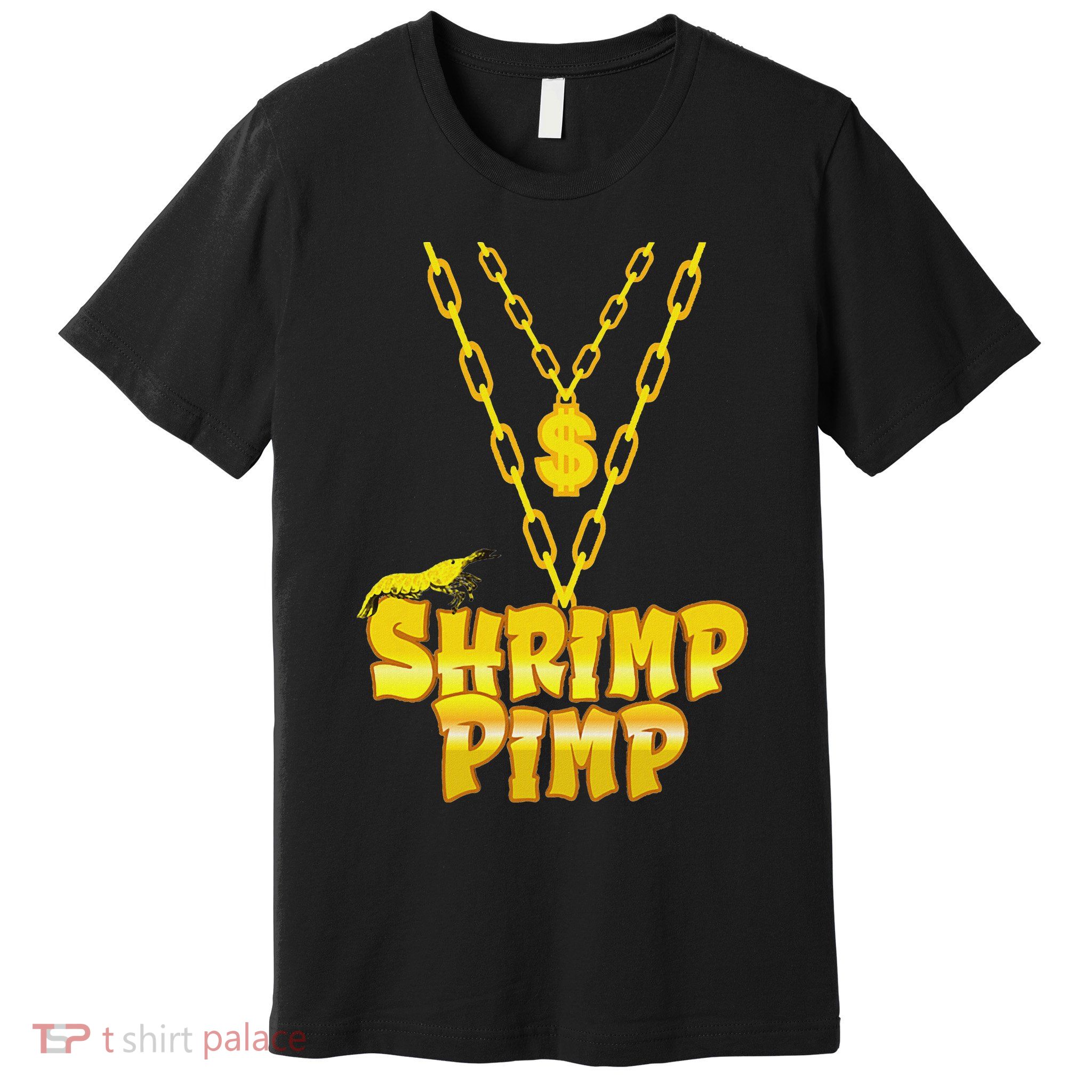 Cherry Shrimp Shrimp Pimp Necklace Funny Aquarium Jewelry Premium T-Shirt