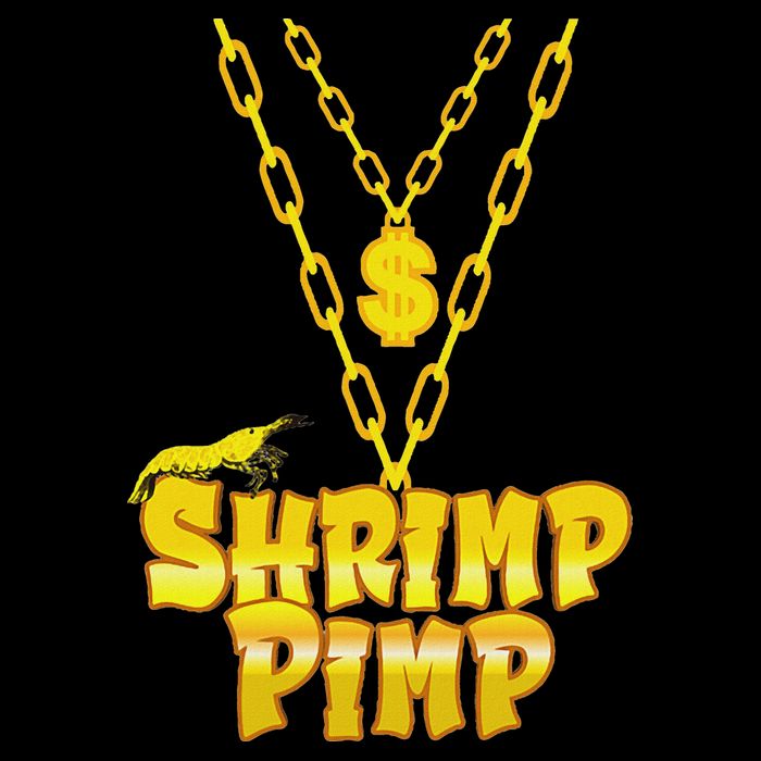Cherry Shrimp Shrimp Pimp Necklace Funny Aquarium Jewelry Toddler T-Shirt