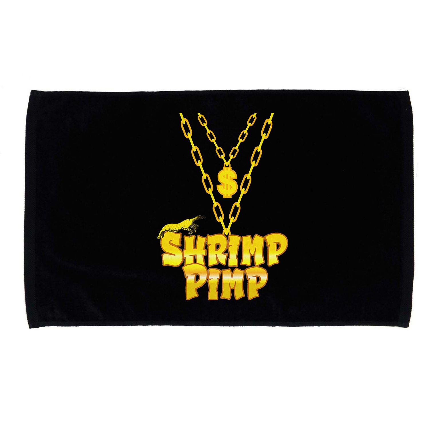 Cherry Shrimp Shrimp Pimp Necklace Funny Aquarium Jewelry Microfiber Hand Towel