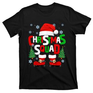 Christmas Squad Santa Claus Xmas Family Matching Pajamas T-Shirt