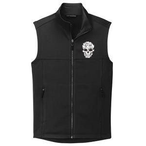 Cat Skull Skeleton Head Cats Scary Goth Punk Horror Kittys Collective Smooth Fleece Vest