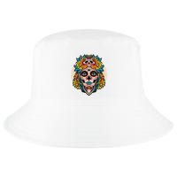Catrina Sugar Skull Dia De Los Muertos Cool Comfort Performance Bucket Hat