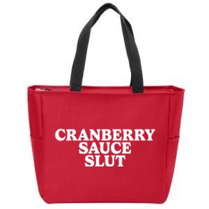 Cranberry Sauce Slut Zip Tote Bag