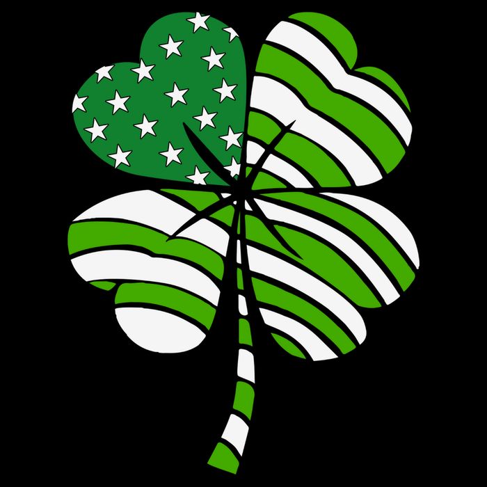 Clover Star St Patrick's Day Festive Holiday Drawstring Bag