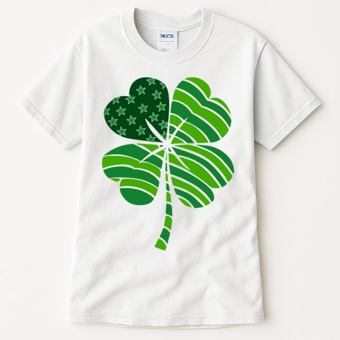 Clover Star St Patrick's Day Festive Holiday Tall T-Shirt