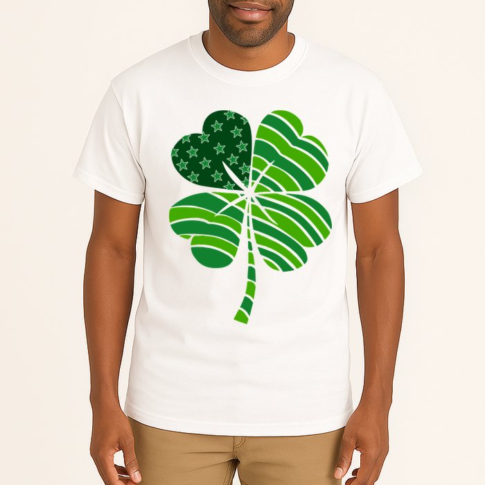 Clover Star St Patrick's Day Festive Holiday Tall T-Shirt
