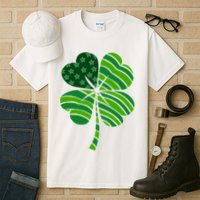 Clover Star St Patrick's Day Festive Holiday Tall T-Shirt