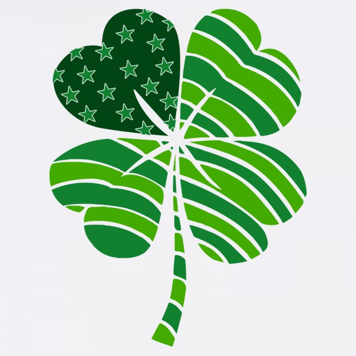 Clover Star St Patrick's Day Festive Holiday Flat Bill Trucker Hat