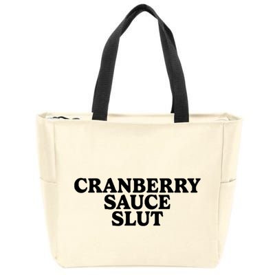 Cranberry Sauce Slut Zip Tote Bag