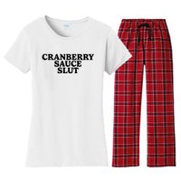 Cranberry Sauce Slut Women's Flannel Pajama Set