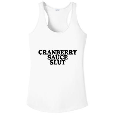 Cranberry Sauce Slut Ladies PosiCharge Competitor Racerback Tank