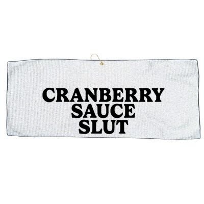 Cranberry Sauce Slut Large Microfiber Waffle Golf Towel