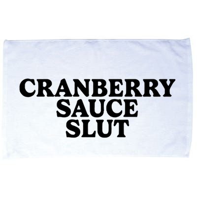 Cranberry Sauce Slut Microfiber Hand Towel