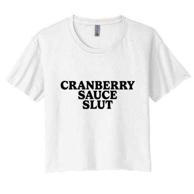 Cranberry Sauce Slut Crop Top