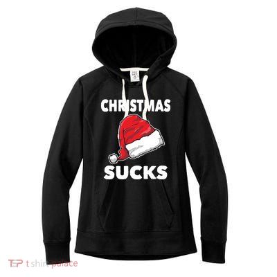 Christmas Sucks Scrooge Gift Women's Fleece Hoodie