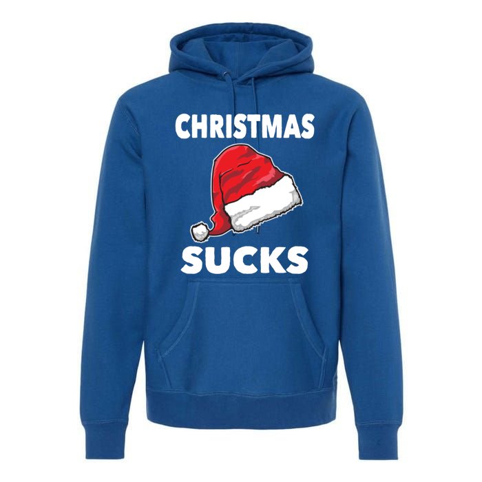 Christmas Sucks Scrooge Gift Premium Hoodie