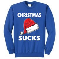 Christmas Sucks Scrooge Gift Tall Sweatshirt