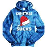 Christmas Sucks Scrooge Gift Tie Dye Hoodie