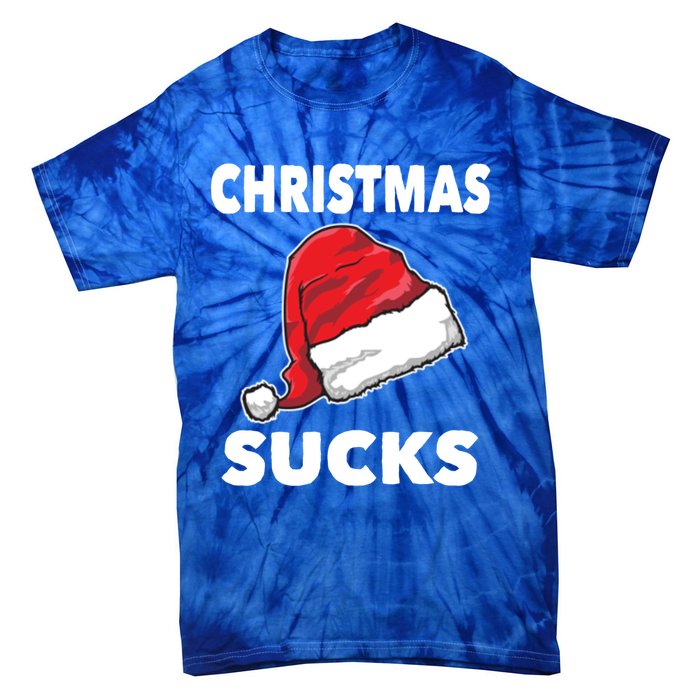 Christmas Sucks Scrooge Gift Tie-Dye T-Shirt