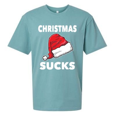 Christmas Sucks Scrooge Gift Sueded Cloud Jersey T-Shirt