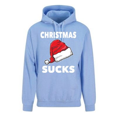 Christmas Sucks Scrooge Gift Unisex Surf Hoodie