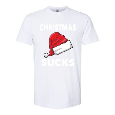 Christmas Sucks Scrooge Gift Softstyle® CVC T-Shirt