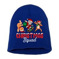 Christmas Squad Skateboard Santa Gingerbread Dancing Gift Short Acrylic Beanie