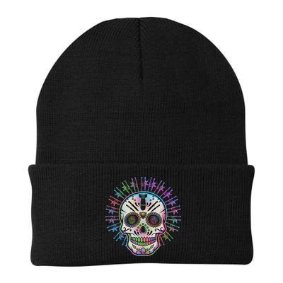 Colorful Sugar Skull Weapons Beanie