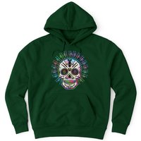 Colorful Sugar Skull Weapons Hoodie