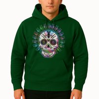 Colorful Sugar Skull Weapons Hoodie