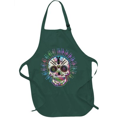 Colorful Sugar Skull Weapons Apron