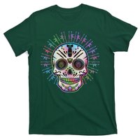 Colorful Sugar Skull Weapons T-Shirt