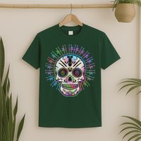 Colorful Sugar Skull Weapons T-Shirt