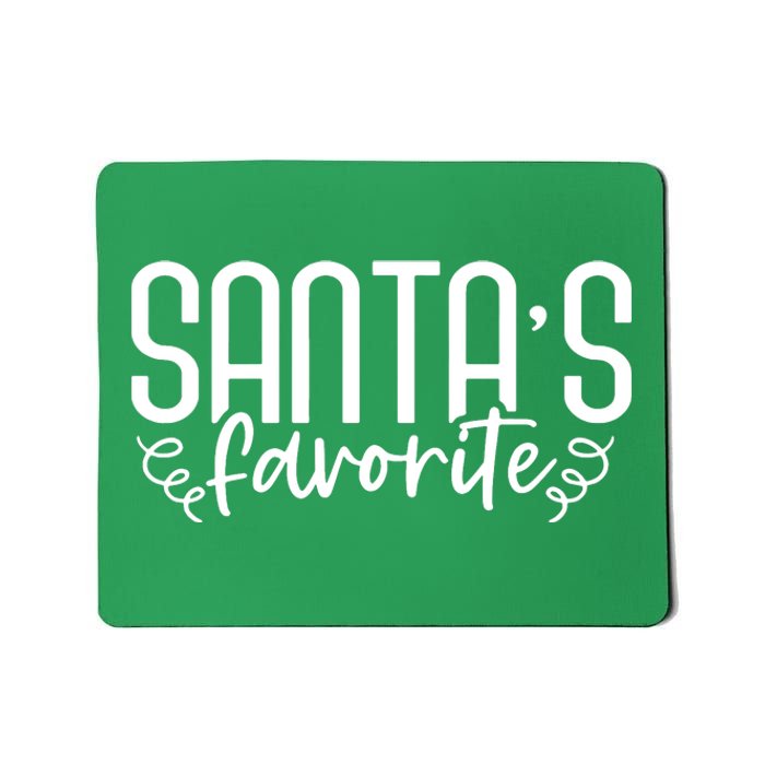 Christmas Santa S Favorite Mousepad