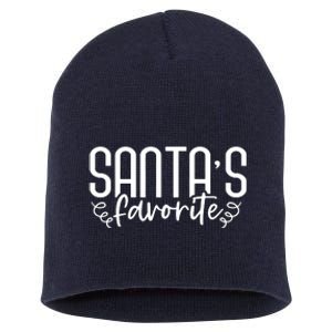 Christmas Santa S Favorite Short Acrylic Beanie