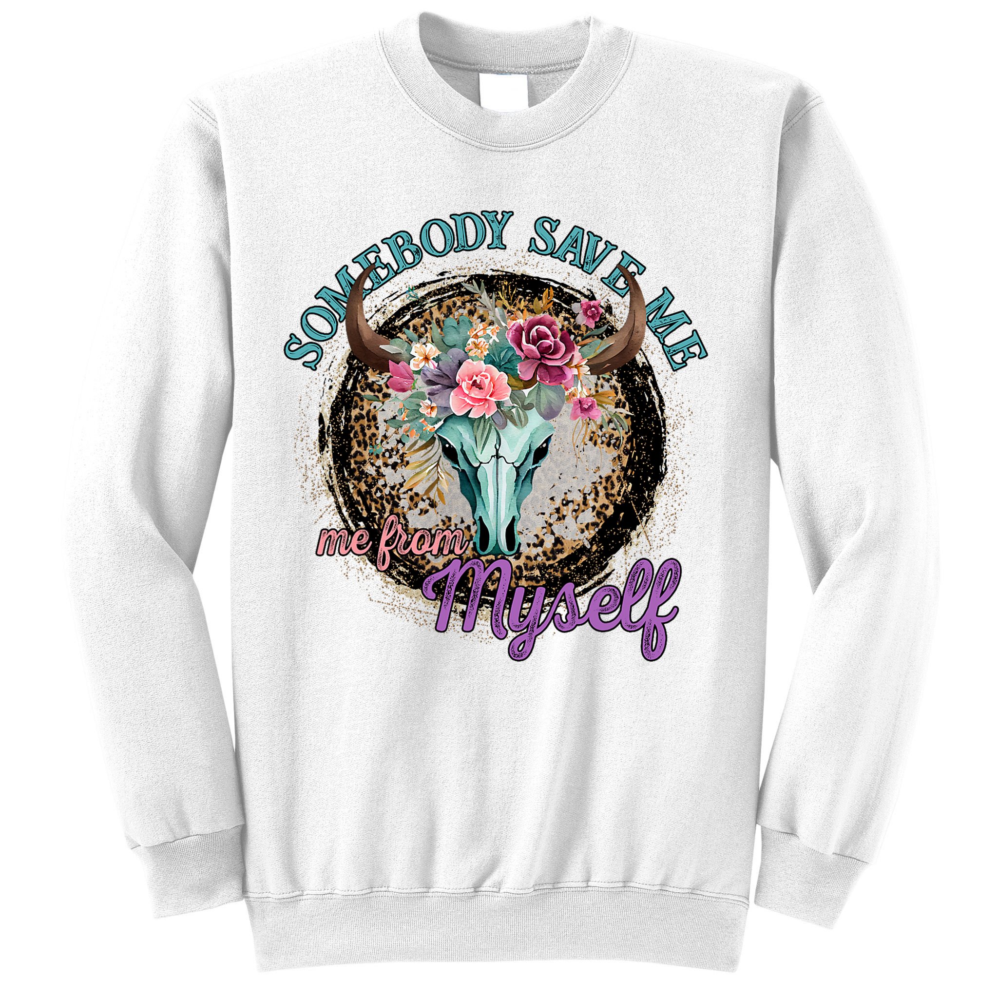 Cowgirl Somebody Save Me Country Music Sweatshirt