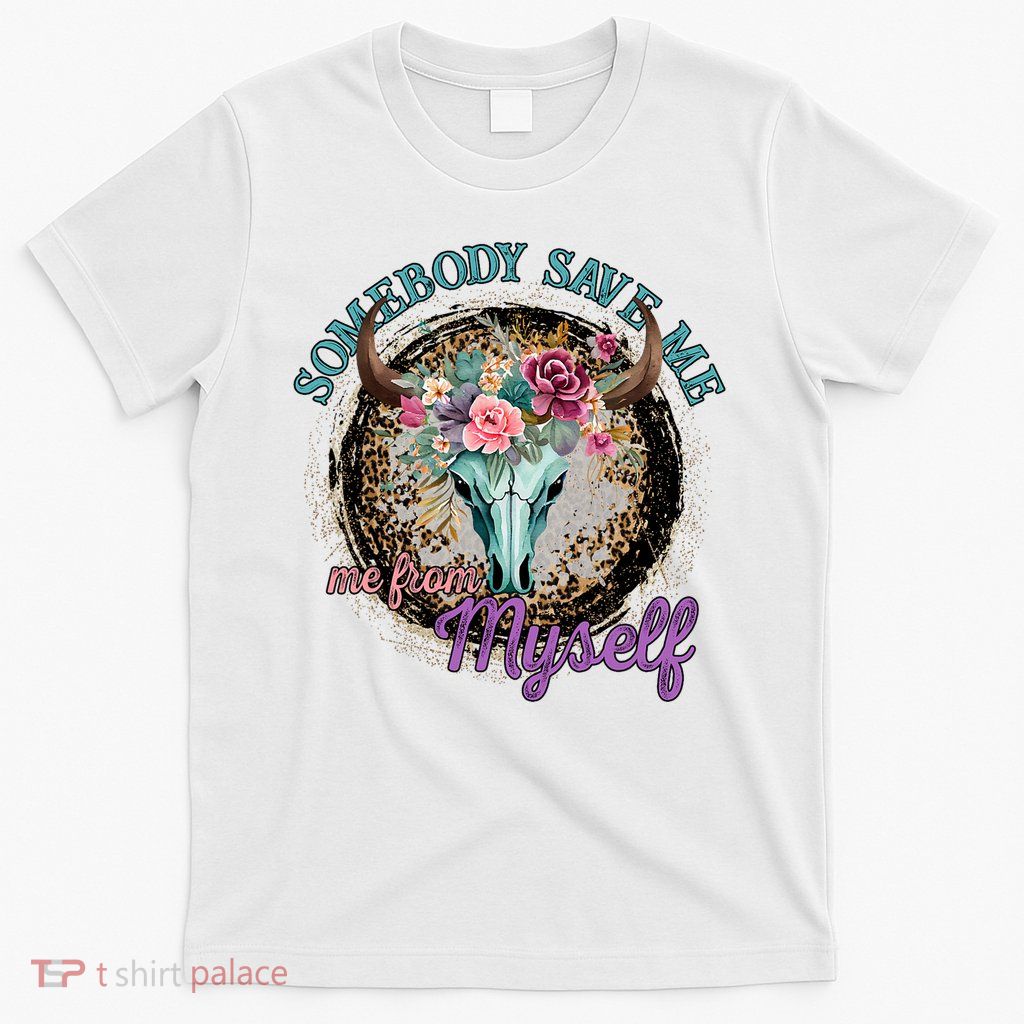 Cowgirl Somebody Save Me Country Music T-Shirt